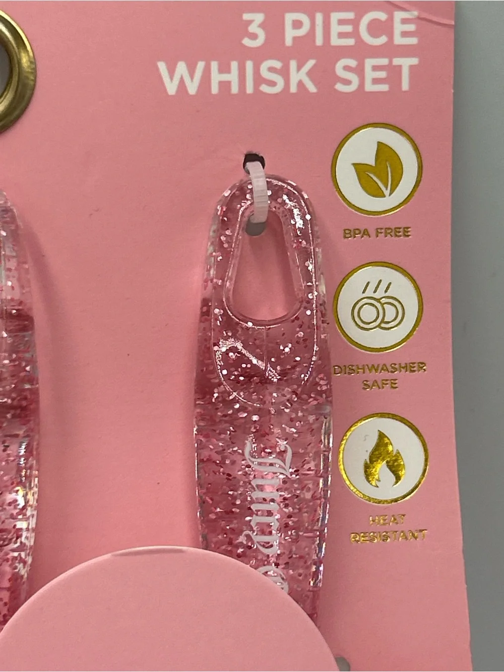 Juicy Couture Pink Glitter Whisk Set
